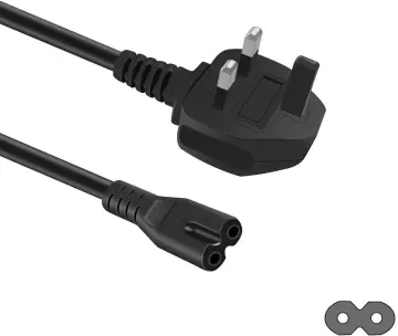 2 Prong Printer Power Cord/Printer Power Cable for Canon PIXMA MP160 And  Many Different Other Model Canon HP,Lexmark,Dell,Brother,Epson.