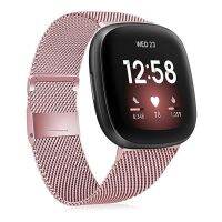 □✠✇ Milanese สแตนเลสสำหรับ fitbit ในทางกลับกัน 3 สายโลหะผู้หญิงผู้ชายสร้อยข้อมือสำหรับ fitbit Sense/versa3 Smart Watch