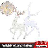 【CC】✚❇  Artificial Sika Elk Statue Display Cabinet Ornaments Tale Garden Props