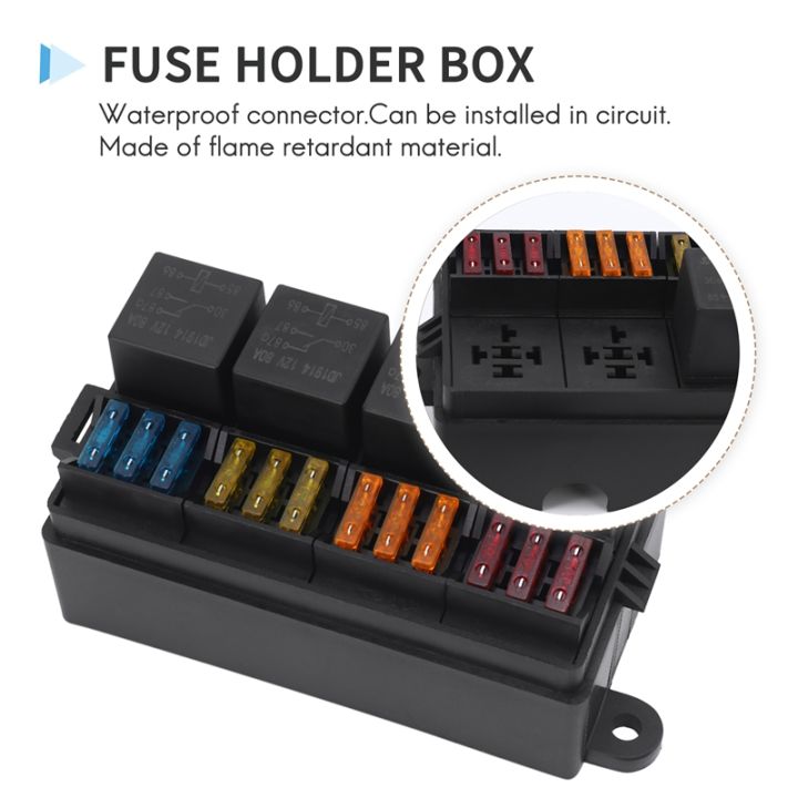12-way-blade-fuse-holder-box-with-spade-terminals-and-fuse-4pcs-4pin-12v-80a-relays-for-car-truck-trailer-and-boat