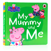 Piggy page my mother and I original English picture book Peppa Pig My Mummy and Me pink piggy girl mothers Day hardcover paperboard children English Enlightenment cognition children interaction picture story book