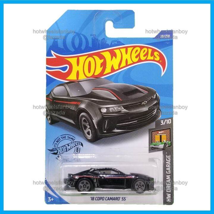 Hot Wheels 18 Copo Camaro Ss Hw 2020 Dream Garage 310 Black Hotwheels Chevrolet Camaro Muscle 2840