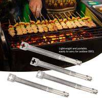 4pcs Telescopic Stainless Steel Pipe Burners การเปลี่ยนชิ้นส่วนเตาย่างบาร์บีคิว หลอดย่าง