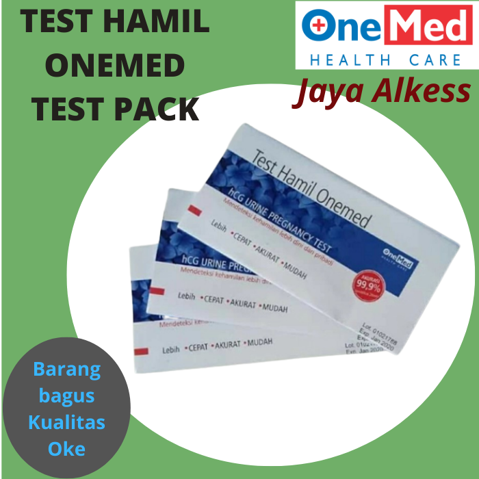 Test Kehamilan OneMed Strip Test Pack One Med Akurat | Lazada Indonesia
