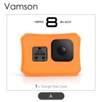 ฝาครอบป้องกันลอยตัว Vamson สำหรับ Gopro Hero 11 10 9สีดำ8กล้องสีส้ม Floaty เคสสำหรับ Gopro Accessories Surfing