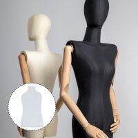 Cover Mannequin Dummy Body Dress Form Overlay Upper Model Female Machine Cleanblack Stand Beautifulglossy Elastic Care Washable