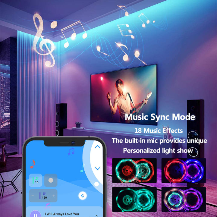 dreamcolor-led-strip-light-bluetooth-music-app-control-rainbow-rgb-ws2811-waterproof-tira-flexible-luces-for-home-luz-party-fita