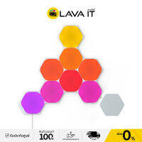 Nanoleaf NL42-0002HX-9PK Shapes Hexagons (Starter Kit 9 Panels) แผงไฟแต่งห้องรูปหกเหลี่ยม (รับประกันสินค้า 2 ปี) By Lava IT