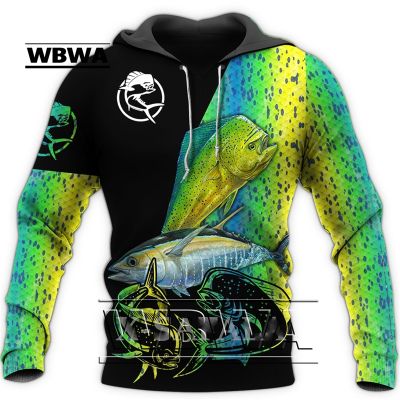 WBWA เสื้อสเวตเตอร์มีฮู้ดสำหรับผู้ชายและผู้หญิง,เสื้อตกปลา Love Mahi Mahi Fish 3D มีฮู้ดขนาดเต็มพิมพ์ลายเสื้อสวมศีรษะมีซิปสำหรับทุกเพศ-3