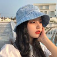 {You have a hat}หมวกคาวบอยสีแดงผ้าตาข่ายสไตล์เกาหลีสำหรับผู้หญิงหมวกชาวประมงแฟชั่นลำลองฤดูร้อนฤดูใบไม้ผลิหมวกซักแบบญี่ปุ่นหมวกสีล้วนสำหรับผู้หญิงหมวกทรงถังลำลอง