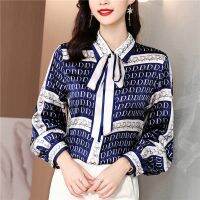 ◙  New Spring Summer Fall Runway Vintage Floral Print Collar Long Sleeve Womens Ladies Party Casual OL Top Shirts Blouse Workwear