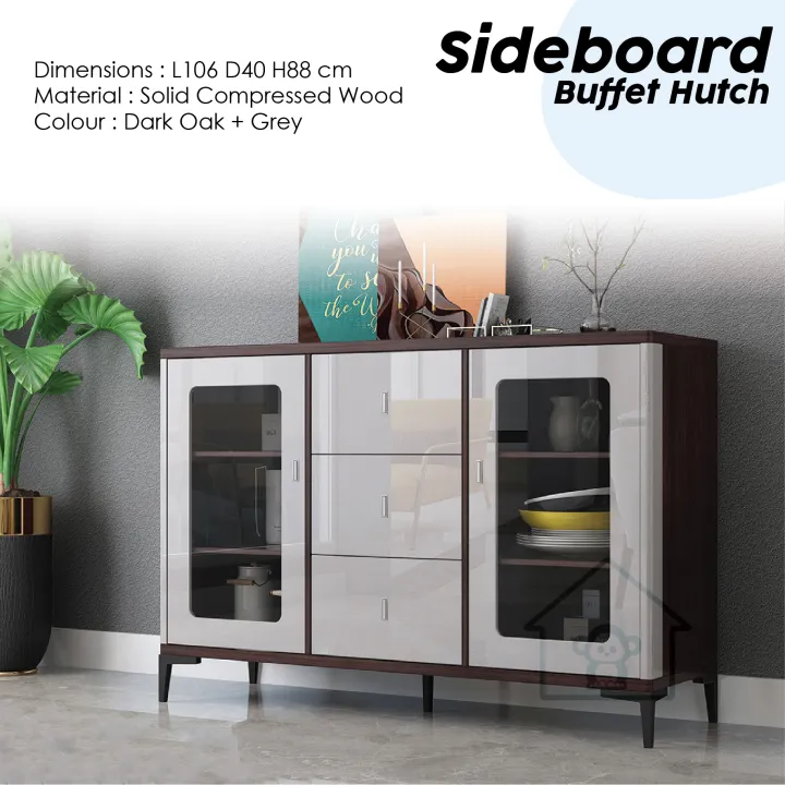 Sideboard Buffet Table Dining Room Furniture Modern Design Buffets Hutch Storage Cabinet Lazada Singapore Sideboard Buffet Table Dining Room, How High Is A Buffet Table In Singapore