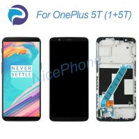 สำหรับหน้าจอ LCD ONEPLUS 5T + แสดงการกำหนดตำแหน่งการสัมผัส2160*1080 A5010 1+ 5T จอแสดงผลหน้าจอ LCD