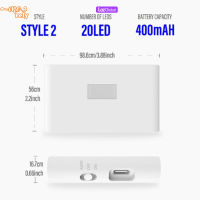 โคมไฟติดผนัง Led แบบไฟกลางคืนไร้สายชาร์จผ่าน Usb สำหรับตกแต่งห้องน้ำห้องนอน