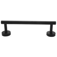 Towel Bar Matte Black Single Towel Racks For Bathroom Kitchen Hand Towel Holder Dish Cloths Hanger Black