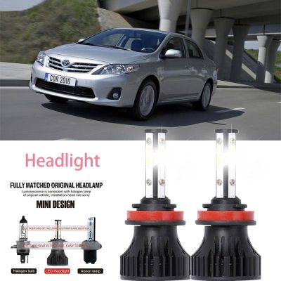 หลอดไฟหน้ารถยนต์ LED LAI 40w 6000k สีขาว สําหรับ Toyota corolla E11 2000-2002 2PCS