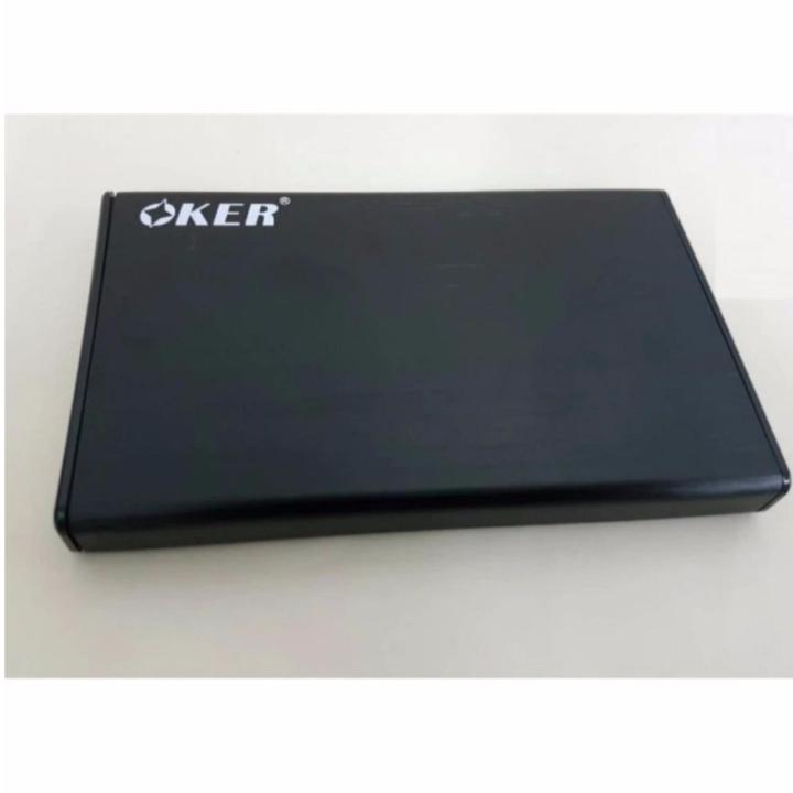 oker-box-hard-drive-st-2513-usb-2-0-2-5-sata-external-hard-drive-enclosure-กล่องใส่ฮาร์ดดิส-สีดำ