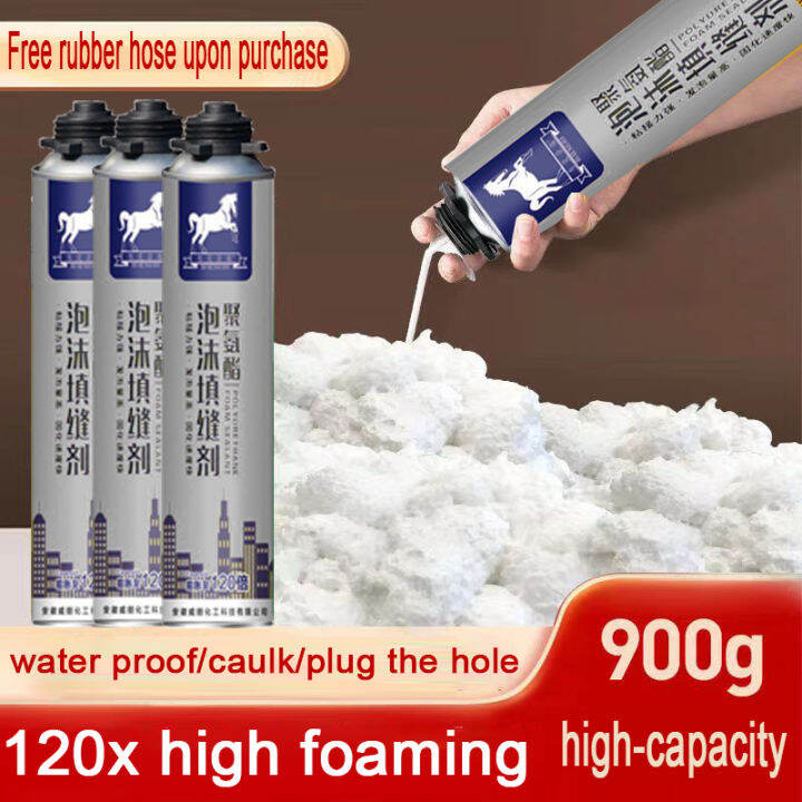 Foam spray sealant Polyurethane expanding foam spray 900g 120 times