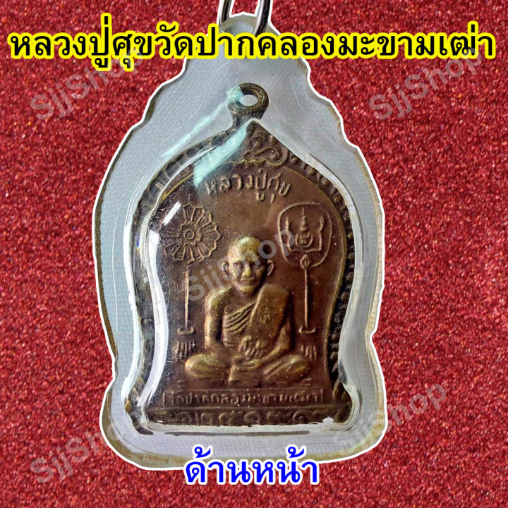 1องค์เหรียญหลวงปู่ศุข-เนื้อทองแดง-เลี่ยมกรอบพลาสติกพร้อมใช้งาน-มีสินค้าพร้อมส่ง