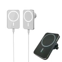 ส่งจากไทย แท่นชาร์จ 15W Wireless Charger Airvent Mount Magnet Phone Car Holder For iPhone 14 Pro Max 14 Plus 14 Pro 13 12 13 Pro Max Fast Charging