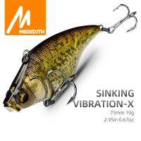 [Sell Well]สาวอีกคน✐เหยื่อตกปลา MEREDITH VIB VIBRATION-X 75มม. 19ก.,อุปกรณ์เหยื่อสั่นได้เหยื่อสำหรับตกปลา