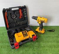 Dewalt ชุดกระเป๋า#สว่านแบต #สว่านไร้สาย 68V (กระแทกได้) พร้อมอุปกรณ์