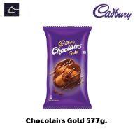 Cadbury Chocolairs Gold  แคดเบอรี อีแคร์ลูกอมคาราเมลสอดไส้นมช็อกโกแลต ขนาด 577 กรัม(g.) BBE:04/2024