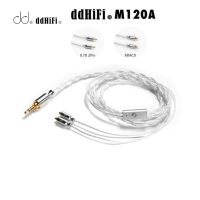 DD DdHiFi M120A สายหูฟังโทรศัพท์3.5มม. พร้อมขั้วต่อ0.78 MMCX และ2-Pin รองรับตัวควบคุมในสายมาตรฐาน CTIA และไมโครโฟน