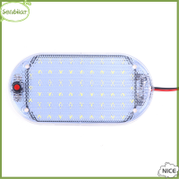 Senbilar 60LED รถยกไฟอ่านหนังสือเพดานโดมหลังคาไฟรถ LED 12V-85V,แถบไฟห้องโดยสารความสว่างสูงรถยกไฟรถยนต์หลังคาภายใน