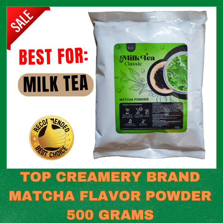 Matcha Milk Tea Powder 500g TopCramery NURTUREPLUS Lazada PH