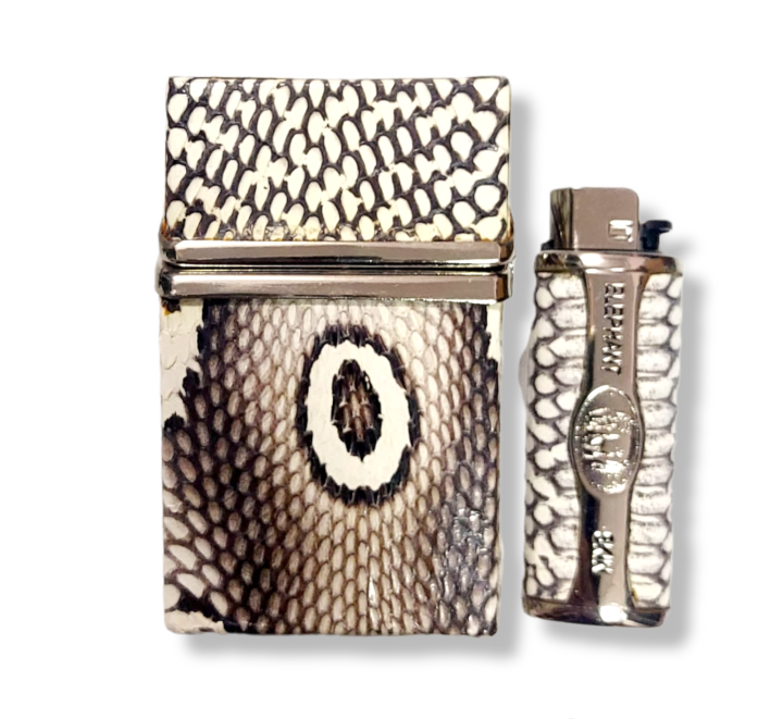 pandora-thai-กล่องซองบุหรี-หนังงู-เห่า-แท้-100-genuine-leather-กล่องใส่บุหรีหุ้มด้วยหนังงูเเท้-กระเป๋าหนังงู-สินค้าคุณภาพ-ลวดลายธรรมชาติ