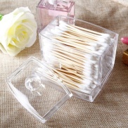 HOT Cotton Swabs High Cleansing Jar Organizer Holder