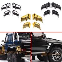 TRAXXAS 1/10 TRX4 G500 TRX6 G63ล้อดัดแปลง Eyebrow ระบายอากาศ Grille Kit ไอเสียด้านข้าง Aerodynamic ตกแต่งชิ้นส่วนพลาสติก