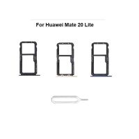 ใหม่สำหรับ Huawei Mate 20 Lite ซิมการ์ดที่ใส่ถาดสล็อตซ็อกเก็ตอะแดปเตอร์ Connector อะไหล่ซ่อม-JSKB MALL