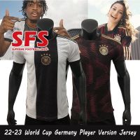 shot goods 【SFS】Top Quality 2022 WC Germany Player Version Soccer Football Jersey Tight Fitting Waist Area Home away Third S-2XL