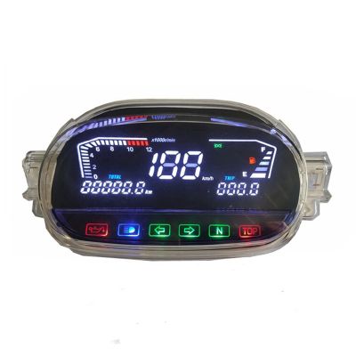 THLT4A Motorcycle LED Odometer Tachometer RPM Digital Tachometer for Yamaha Y1255ZR Y125Z