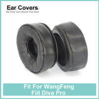 Fiil Diva Pro Earpads สำหรับ WangFeng หูฟังหนังแกะนุ่มสบาย Earcushions แผ่นโฟม