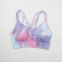 New Tie Dye Seamless Women Yoga Bras Woman Sports Bras Fitness Underwear Workout Clothes