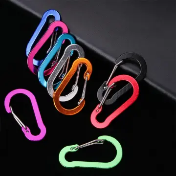 Cheap Multicolors Plated Gate Buckle Zinc Alloy Buckles Clips New Snap  Hooks Outdoor Tool