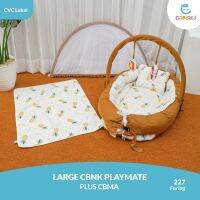 [COD] รังเด็กที่นอนมุ้งกันยุงขนาดใหญ่ CBNK PLAYMATE PLUS Mattress Anti Omgol Motif Canvas Mix Dottie Baby Griss By Cuan Baby LARGE CBNK PLAYMATE PLUS PLAYMATE Christmas Gift