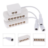 4/6/12Ports 2510 Hub Splitter Junction Box Distributer Connectors Male Plug LED Cabinet Light Adapter 2.54 Spacing Indoor DC12V