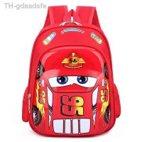 ✑✣❉ Car Cartoon Mochila para Meninos School Crianças Book Bag Novo 1 a 6 Anos de Idade