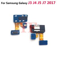 แจ็คเสียง Flex สําหรับ Samsung Galaxy J3 J4 J5 J7 2017 J330 J530 J730 J400 2018 หูฟัง แจ็คหูฟัง ไมโครโฟน เสียง สายเฟล็กซ์