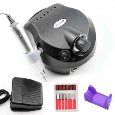 Pro 35000RPM Professional Electric Nail Drill Machine With Milling Cutter For Manicure Machine Nail Pedicure Nail Tools