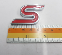 Logo S ของรถ toyota Atlis งานพลาสติก ขนาด 4.3*3cm