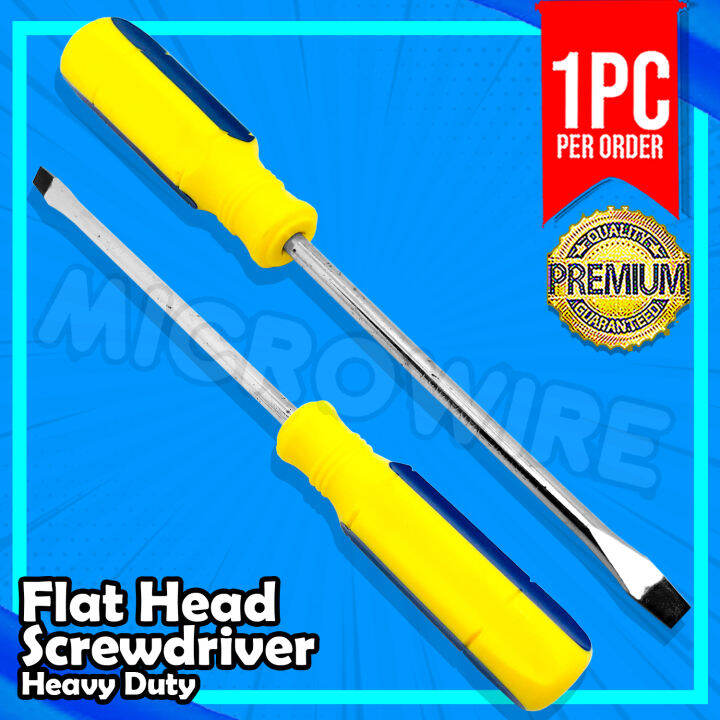 Flat Head Screwdriver Screw Driver Heavy Duty (CLEARANCE) Lazada PH