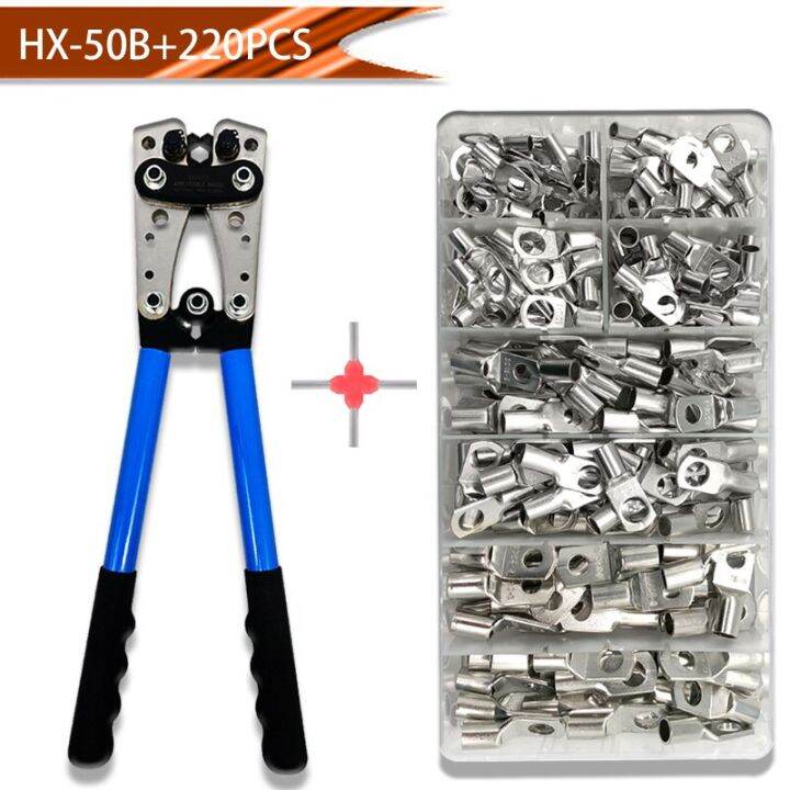 Copper Ring Terminal Crimping Pliers Hx50B 6.050Mm ² Cable Crimping