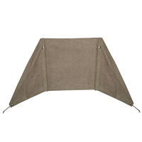 CAMPINGMOON Flame Retardant Canvas Burning Army Curtain Windshield Cloth Outdoor Picnic Windproof Equipment 【B-660】Burning Army Curtain