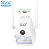 Xiaovv Smart IP Camera D7 1080P Outdoor Night Vision Webcam Wireless Monitoring High Definition with Wall Lamp for Mi Home APP