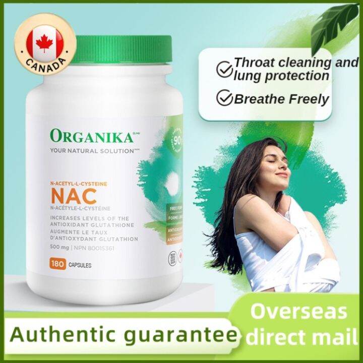 ORGANIKA NAC (NAcetylcysteine) Capsules 180 Pills The Ideal